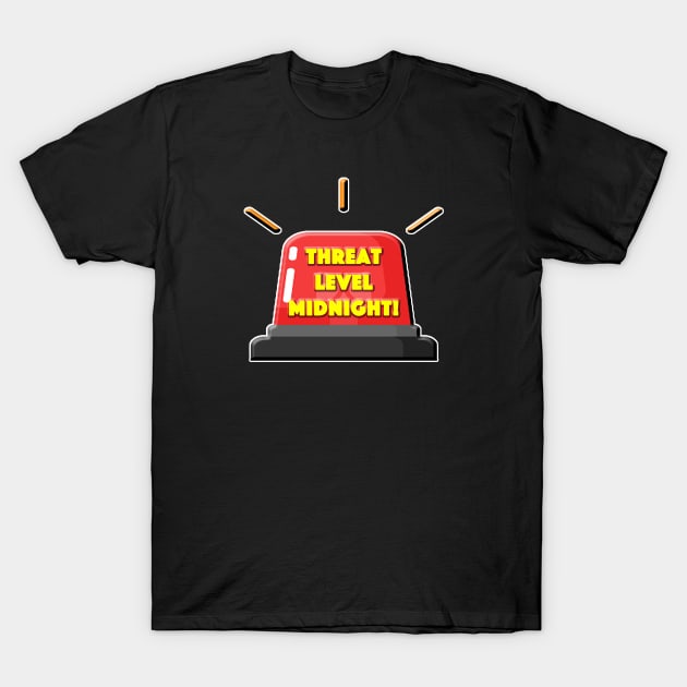 Threat Level Midnight! T-Shirt by HellraiserDesigns